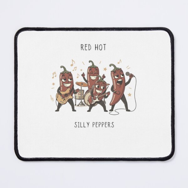 Item preview, Red Hot Silly Peppers Funny Chili Band T-Shirt Chaotic Little Creatures designed and sold by Panom Suavichien.