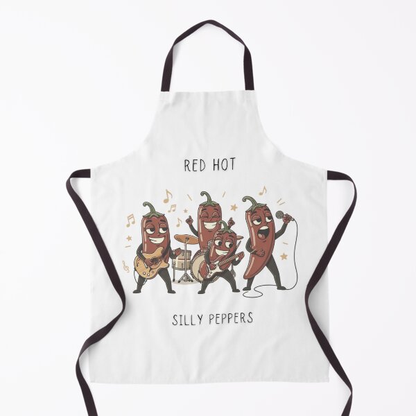 Item preview, Red Hot Silly Peppers Funny Chili Band T-Shirt Chaotic Little Creatures designed and sold by Panom Suavichien.