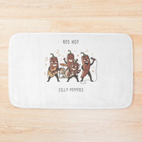 Item preview, Red Hot Silly Peppers Funny Chili Band T-Shirt Chaotic Little Creatures designed and sold by Panom Suavichien.