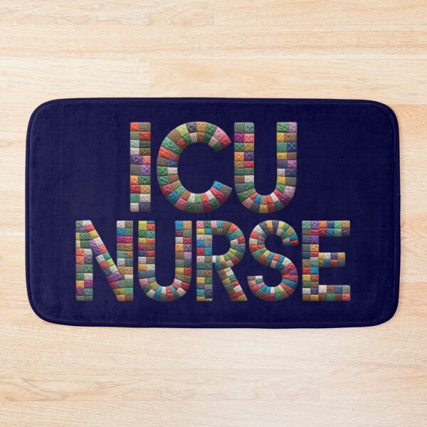 Item preview, ICU Nurse in Patchwork style - Cute Gifts For ICU Nurses designed and sold by Wiss2Arts.