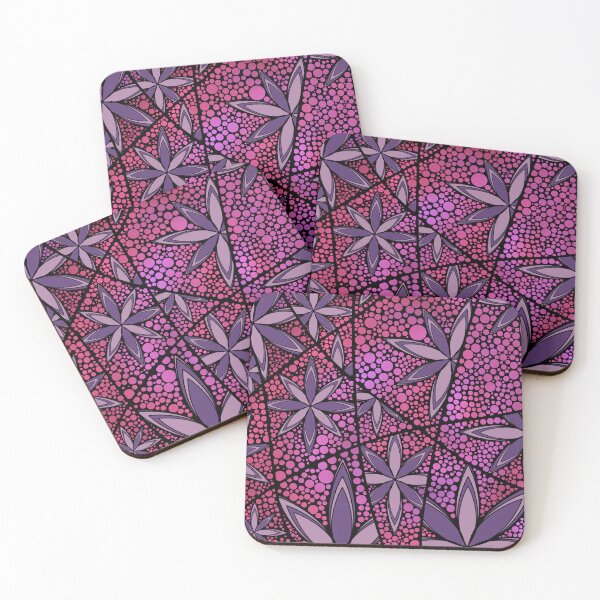 Item preview, Fuchsia Fractured Flowers designed and sold by AuntieDa360.