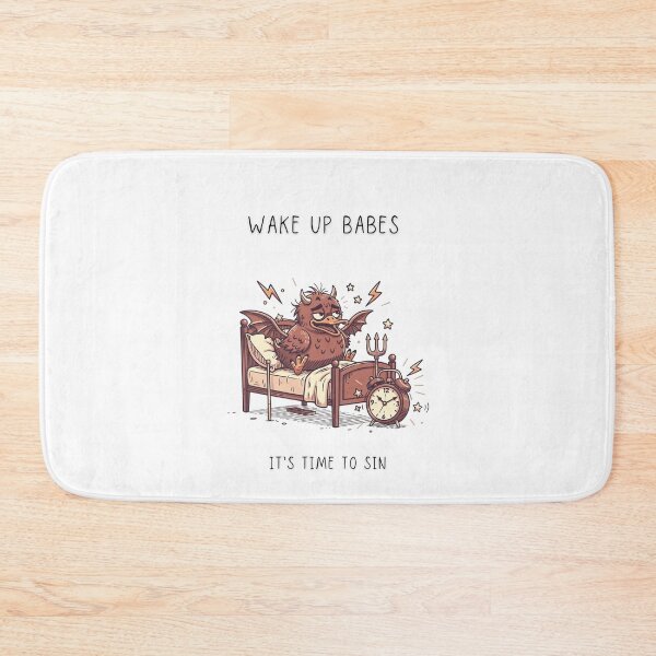 Item preview, Wake Up Babes It's Time To Sin Funny Devil Duck T-Shirt designed and sold by Panom Suavichien.