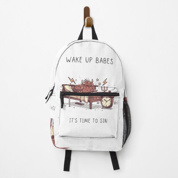 Item preview, Wake Up Babes It's Time To Sin Funny Devil Duck T-Shirt designed and sold by Panom Suavichien.