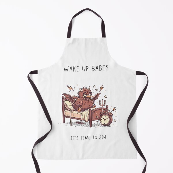 Item preview, Wake Up Babes It's Time To Sin Funny Devil Duck T-Shirt designed and sold by Panom Suavichien.