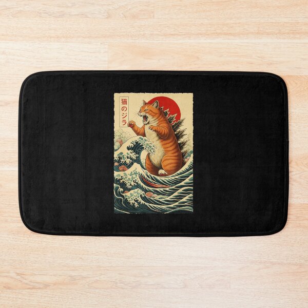 Item preview, Vintage Catzilla Orange Tabby Cat Japanese designed and sold by titanlevi.