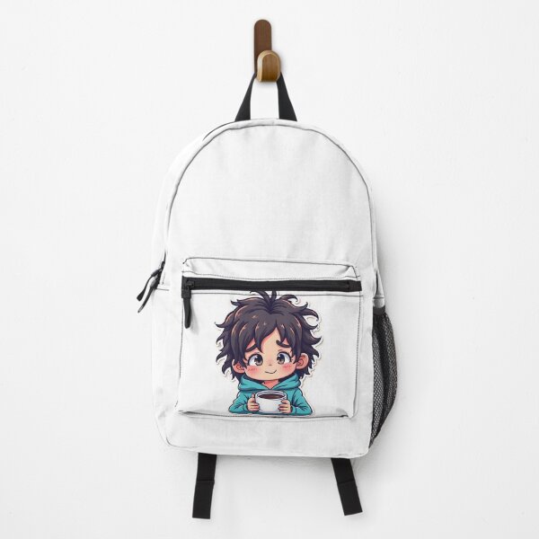 Item preview, Cute Anime Boy with Coffee designed and sold by TH cartoon world.