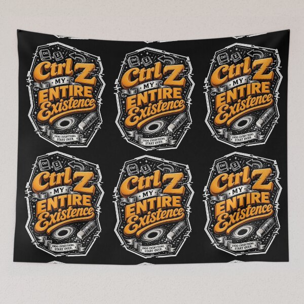 Item preview, Ctrl Z My Entire Existence designed and sold by NeuralDraft.