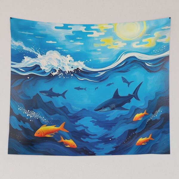 Item preview, Fishes/Sharks in Water designed and sold by AllAroundArtist.