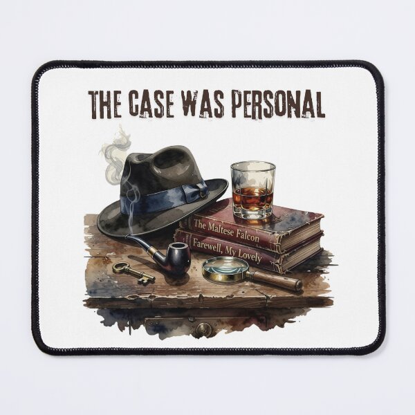 Item preview, The Case Was Personal — Vintage Noir Detective Whiskey Tee designed and sold by kosimazaki.