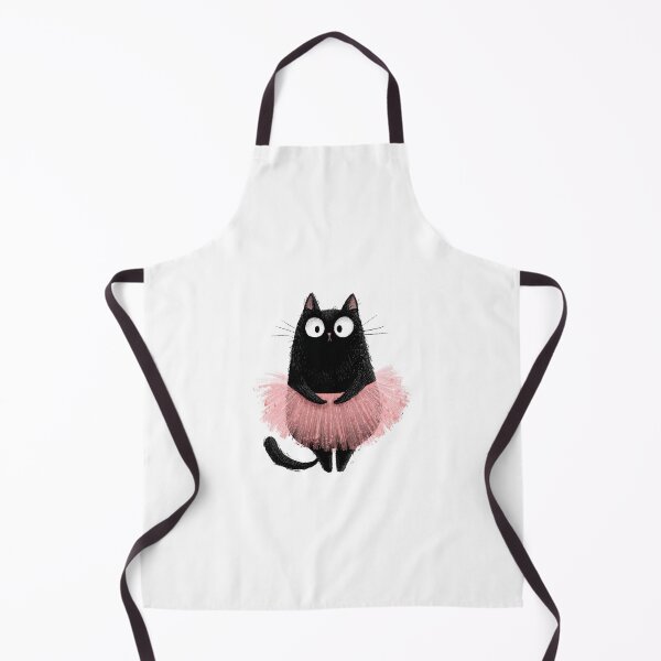 Item preview, Cute Black Cat in Pink Tutu, Funny Ballerina Cat designed and sold by CozyPawCo.