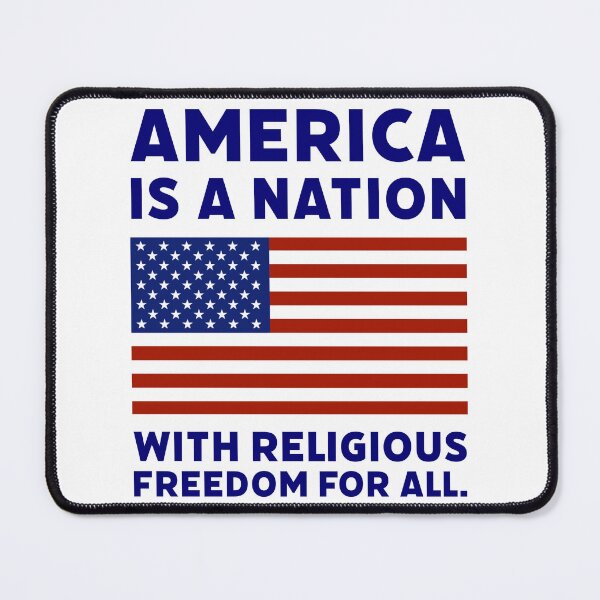 Item preview, America is a nation with religious freedom for all.  designed and sold by Rachel the Artist .