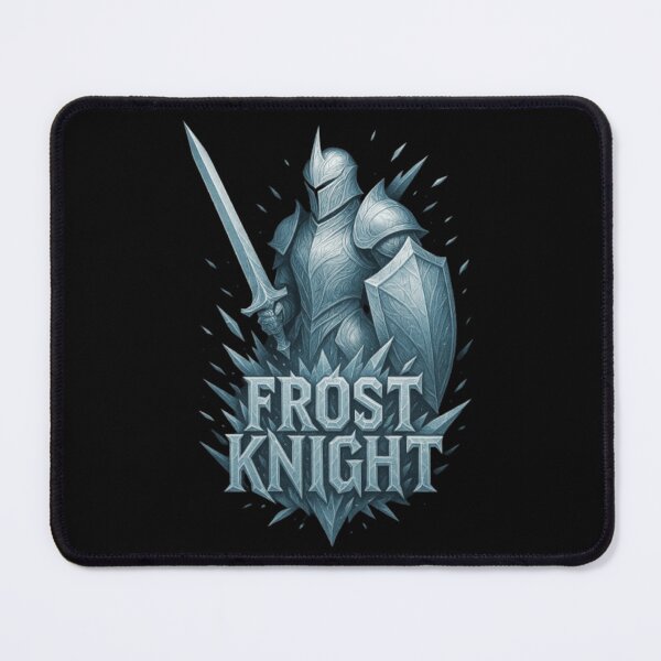 Item preview, Frost Knight Design, Ice Warrior Shirt, Frozen Armor Knight, Winter Knight, Dark Fantasy Warrior, Sword Shield Ice Knight, Blizzard Warrior Art designed and sold by Typologystudios.