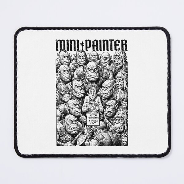 Item preview, Orc Army Fantasy Mini Painter Funny RPG Airbrush Painting designed and sold by GrandeDuc.