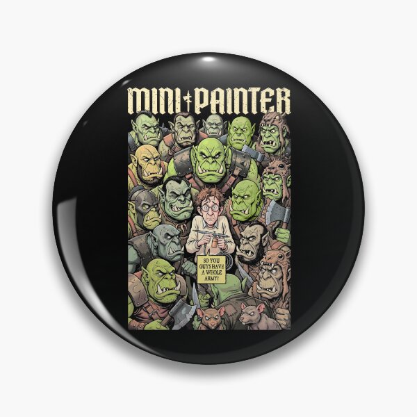 Item preview, Orc Army Fantasy Mini Painter Funny RPG Airbrush Painting designed and sold by GrandeDuc.