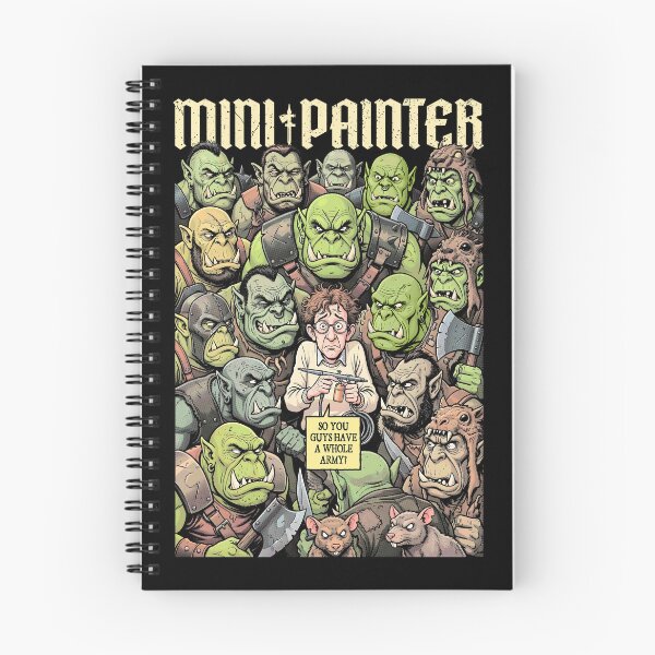 Item preview, Orc Army Fantasy Mini Painter Funny RPG Airbrush Painting designed and sold by GrandeDuc.