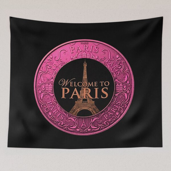 Item preview, paris with welcome message designed and sold by blacK1982White.