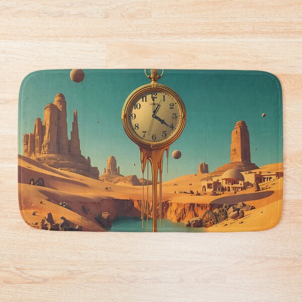 Item preview, Drip of Time - Melting Pocket Watch Surreal Desert Art designed and sold by UnRealS.