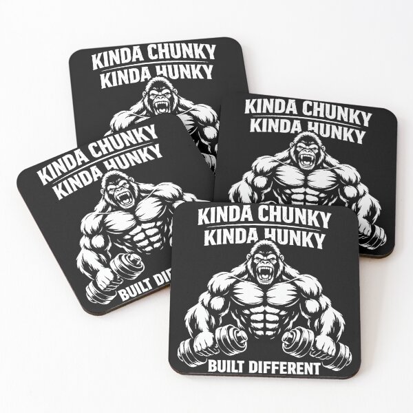 Item preview, Kinda Chunky Kinda Hunky Fitness Humor  designed and sold by eliramaison.