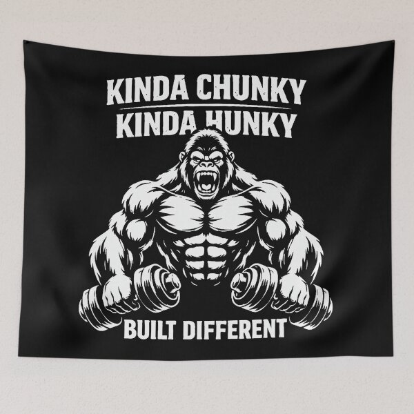 Item preview, Kinda Chunky Kinda Hunky Fitness Humor  designed and sold by eliramaison.