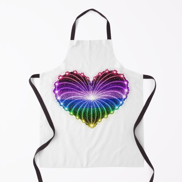 Item preview, HEART ON FIRE – STREAKS OF PRIDE ⚡✨ – LOVE BURST EDITION - Genderfluid Pride HEART - any backgrounds designed and sold by WheelieGdArt.