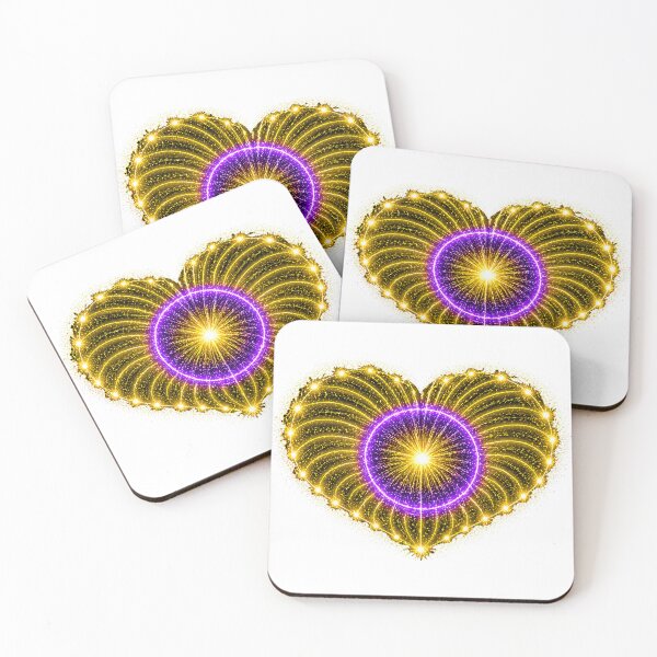 Item preview, HEART ON FIRE – STREAKS OF PRIDE ⚡✨ – LOVE BURST EDITION - Intersex Pride HEART v2 - any backgrounds designed and sold by WheelieGdArt.