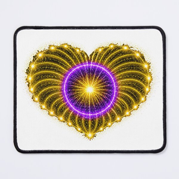 Item preview, HEART ON FIRE – STREAKS OF PRIDE ⚡✨ – LOVE BURST EDITION - Intersex Pride HEART v2 - any backgrounds designed and sold by WheelieGdArt.