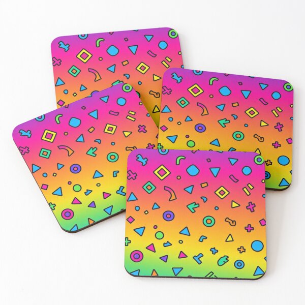 Item preview, Neon Arcade Kidcore Geometric Pattern designed and sold by Jimakmo.