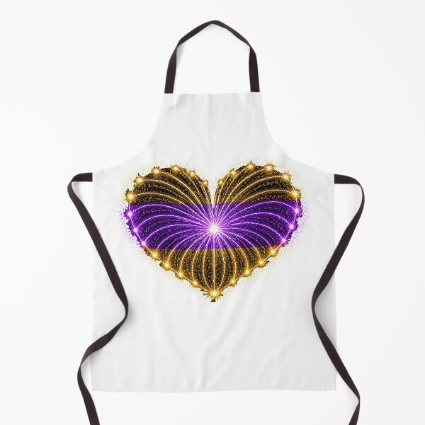Item preview, HEART ON FIRE – STREAKS OF PRIDE ⚡✨ – LOVE BURST EDITION - Intersex Pride HEART - any backgrounds designed and sold by WheelieGdArt.