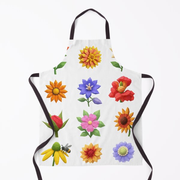 Aperçu de l'œuvre Fleurs low poly créée et vendue par Belly Button Joe .
