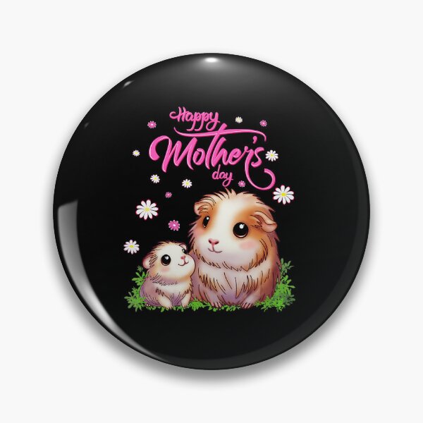 Item preview, Happy Mother’s Day Guinea Pig Cute Floral  designed and sold by zamiokaline.