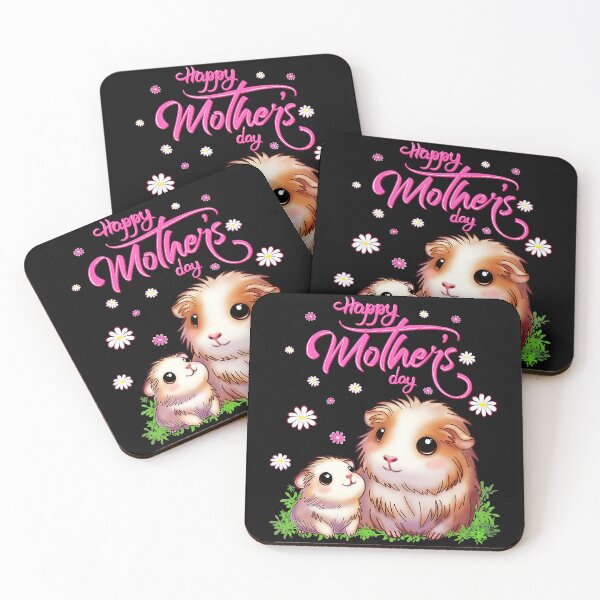 Item preview, Happy Mother’s Day Guinea Pig Cute Floral  designed and sold by zamiokaline.
