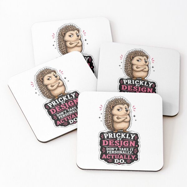 Item preview, Funny Hedgehog Sticker Sassy Boundaries Gift For Her designed and sold by Gentlestate.