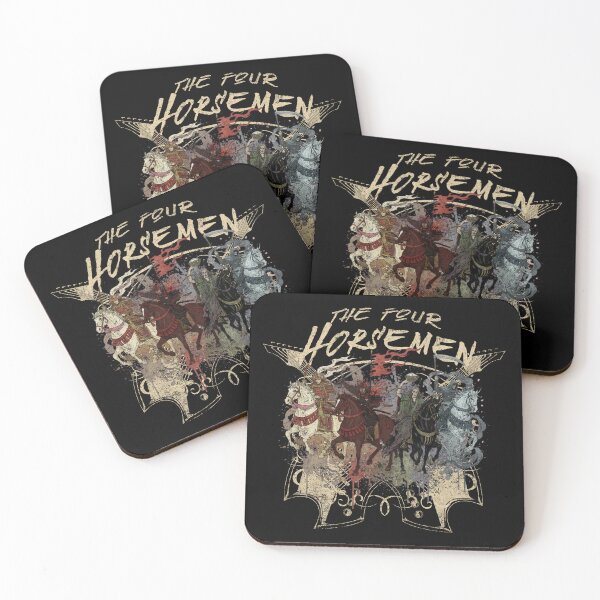 Item preview, Four Horsemen Rock Apocalypse designed and sold by Nacho Average Designs.
