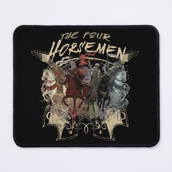 Item preview, Four Horsemen Rock Apocalypse designed and sold by Nacho Average Designs.