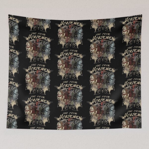 Item preview, Four Horsemen Rock Apocalypse designed and sold by Nacho Average Designs.