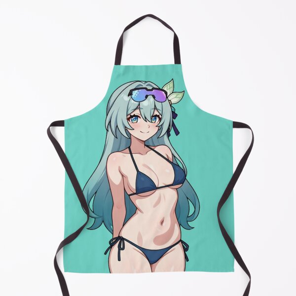 Item preview, Cute Summer Anime Girl Teal Hair Beach Day designed and sold by Jimakmo.