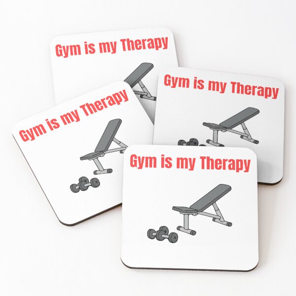 Item preview, My Happy Place - Gym is my Therapy Fitness Design designed and sold by poomfitshirt.