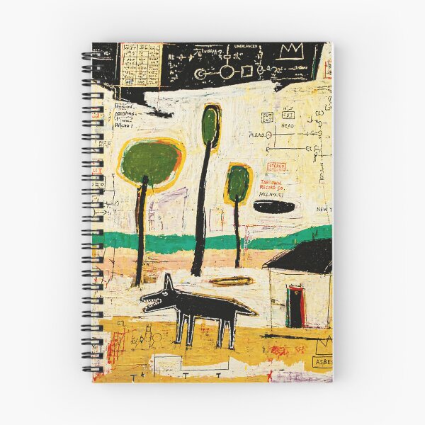 Item preview, Abstract Dog and House Painting Primitive Style  designed and sold by Modaozushi216.