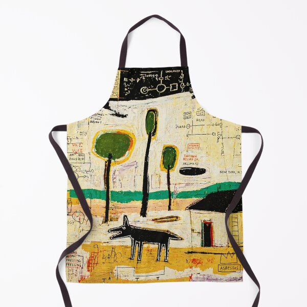 Item preview, Abstract Dog and House Painting Primitive Style  designed and sold by Modaozushi216.