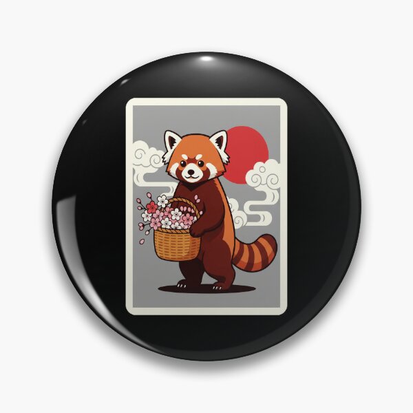 Item preview, Cute Red Panda Cherry Blossom Japanese Style  designed and sold by JordynLadukeg65.