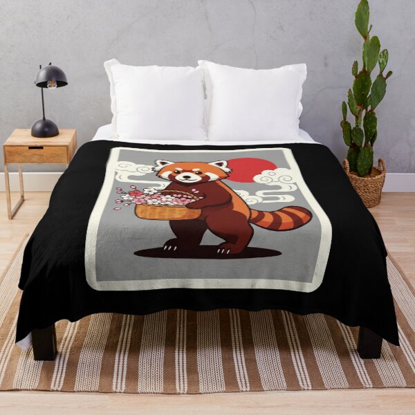 Item preview, Cute Red Panda Cherry Blossom Japanese Style  designed and sold by JordynLadukeg65.