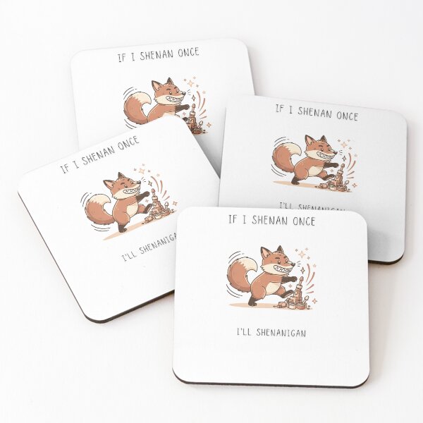 Item preview, If I Shenan Once I'll Shenanigan Funny Fox T-Shirt Chaotic Little Creatures designed and sold by Panom Suavichien.