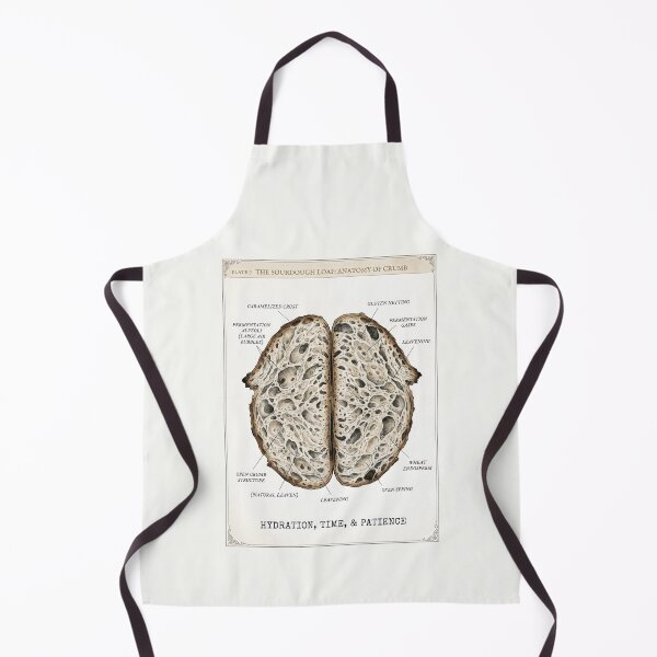 Item preview, Sourdough Loaf Anatomy Botanical Foodie Art designed and sold by SplashTastic.