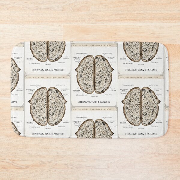 Item preview, Sourdough Loaf Anatomy Botanical Foodie Art designed and sold by SplashTastic.