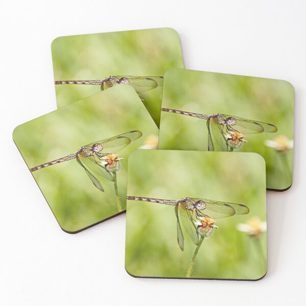 Item preview, Dragonfly resting on flower designed and sold by HMBPHOTO.