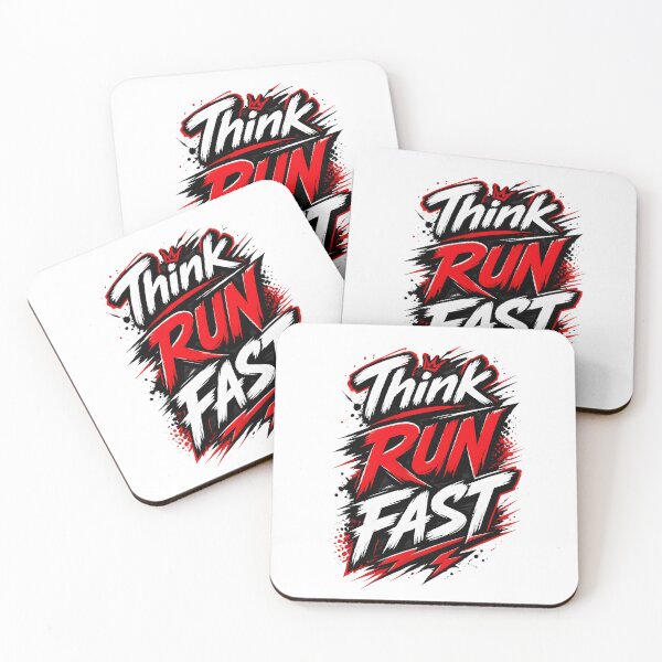 Item preview, Think Run Fast Typography designed and sold by StormVape.