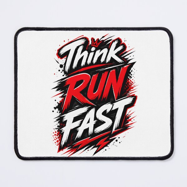 Item preview, Think Run Fast Typography designed and sold by StormVape.