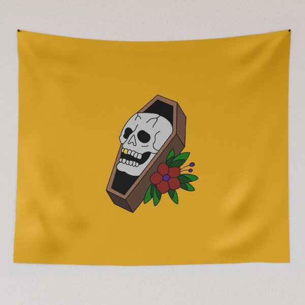 Item preview, American Traditional Skull designed and sold by Shark Steeze.