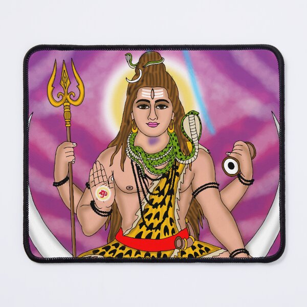 Item preview, Shankar Divine Artwork – Lord Shiva Spiritual Meditation Art Design designed and sold by Harshit_Digital_Arts.