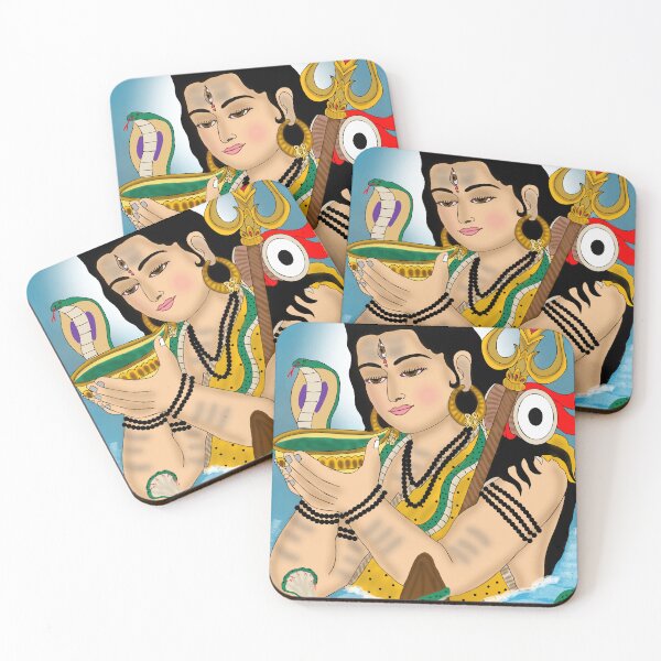 Item preview, Shiva Divine Artwork – Cosmic Hindu God Meditation Illustration designed and sold by Harshit_Digital_Arts.